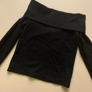 NWOT & Other Stories Black Off-the-Shoulder top